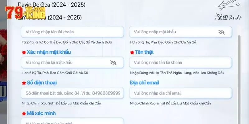 79KING tặng tiền khi đăng ký
