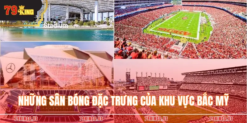 Những sân bóng đặc trưng của khu vực Bắc Mỹ