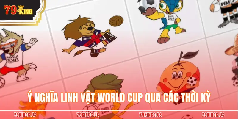 Ý nghĩa linh vật World Cup qua các thời kỳ